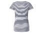 T-shirt rayé à manches courtes pour femme, vue de dos