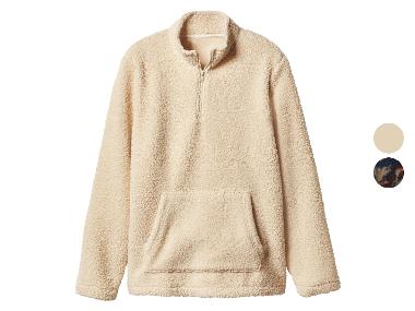 ESMARA MEN Pull camionneur en polaire peluche homme
