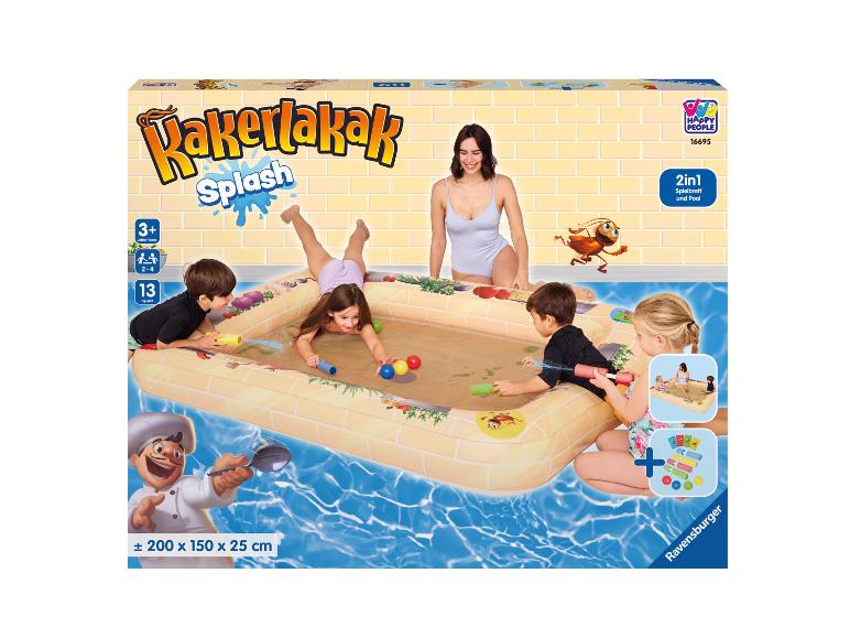 Kakerlakak Splash, plateau de jeu et piscine 2-en-1 de Ravensburger pour 3 ans et plus.