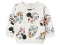 Sweat-shirt blanc avec imprimé Minnie Mouse et Daisy Duck