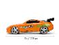 Voiture jouet orange avec design Fast & Furious, 17,78 cm de long