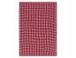 Torchons de cuisine rouge à carreaux blancs