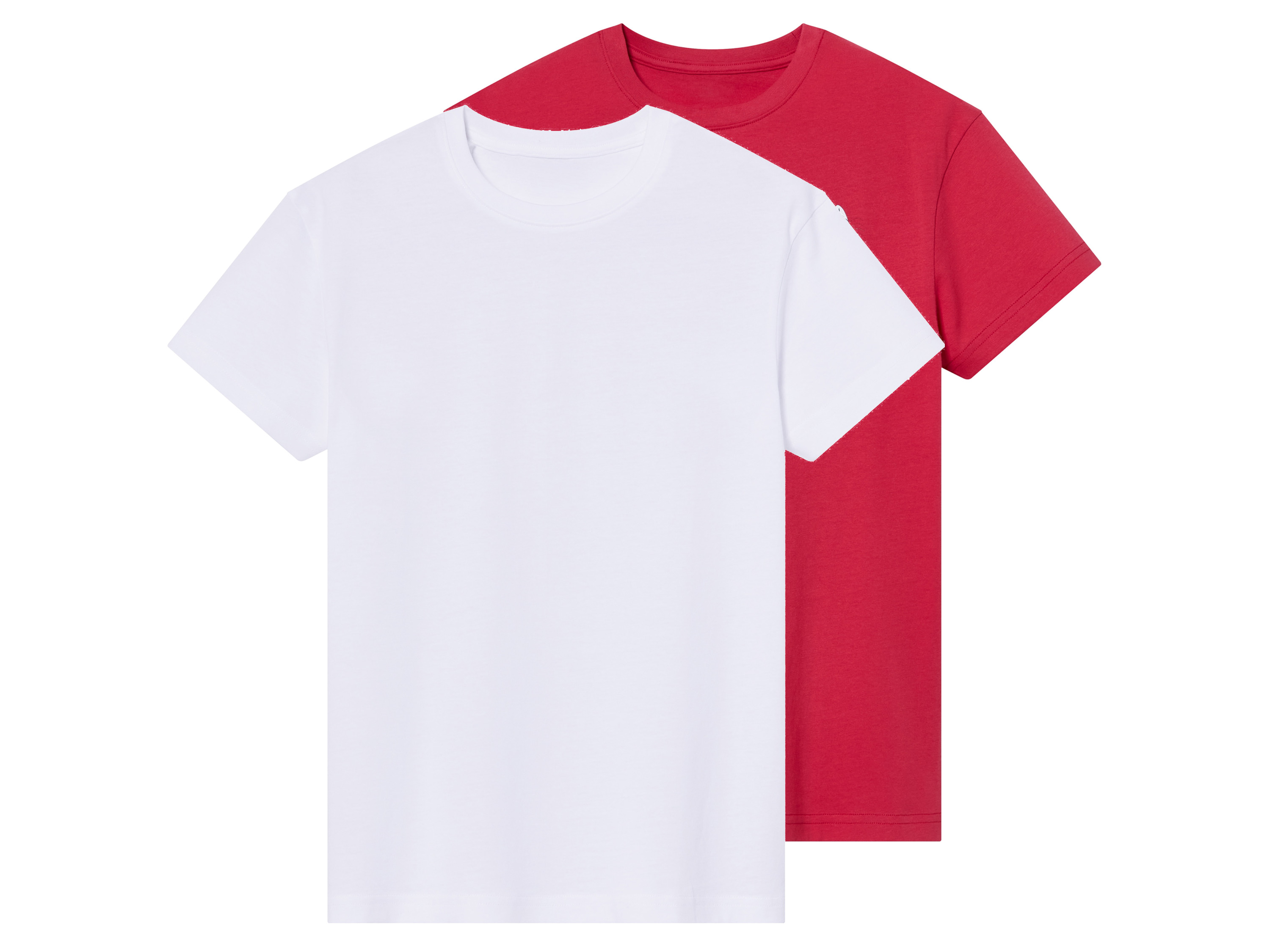 pepperts!® Lot de 2 t-shirts garçon (blanc/rouge, 8-10 ans)