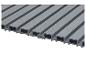 Lames de terrasse composites grises avec chambres creuses