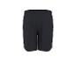 Short de sport noir avec taille élastique, vue arrière.