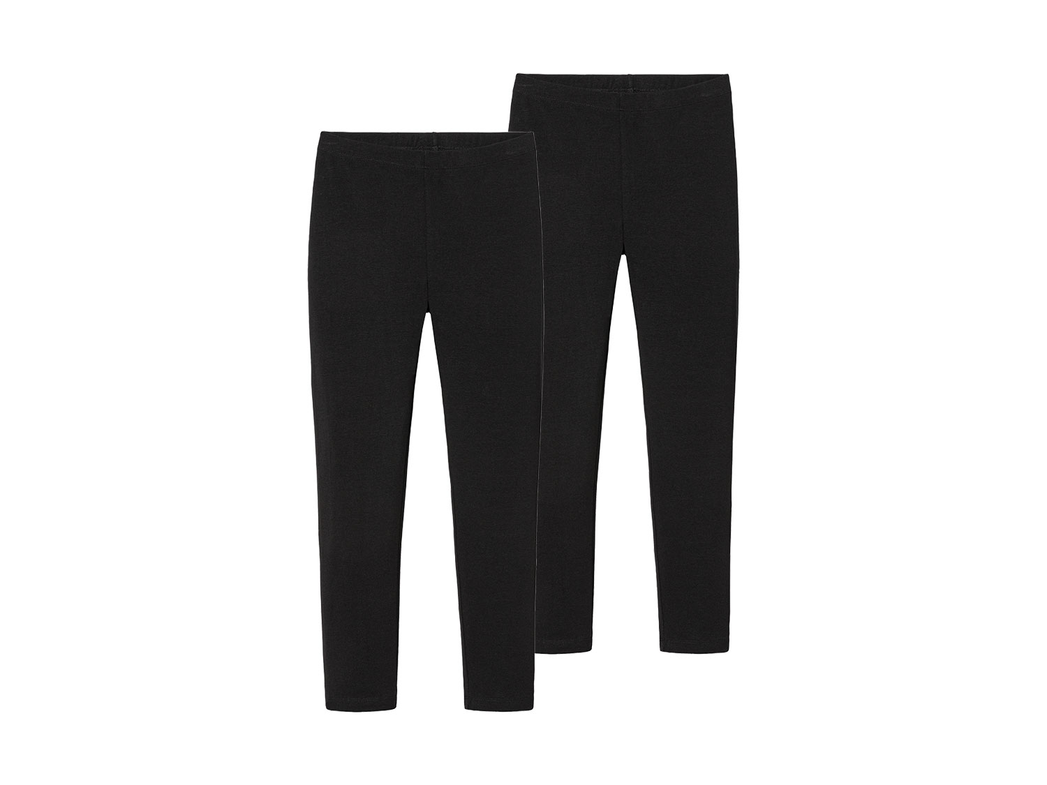 pepperts!® Lot de 2 Leggings enfant (noir, 10-12 ans)