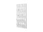 Porte-manteau extensible blanc avec plusieurs crochets