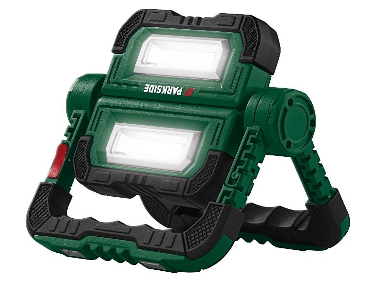 Projecteur de travail LED PARKSIDE vert et noir