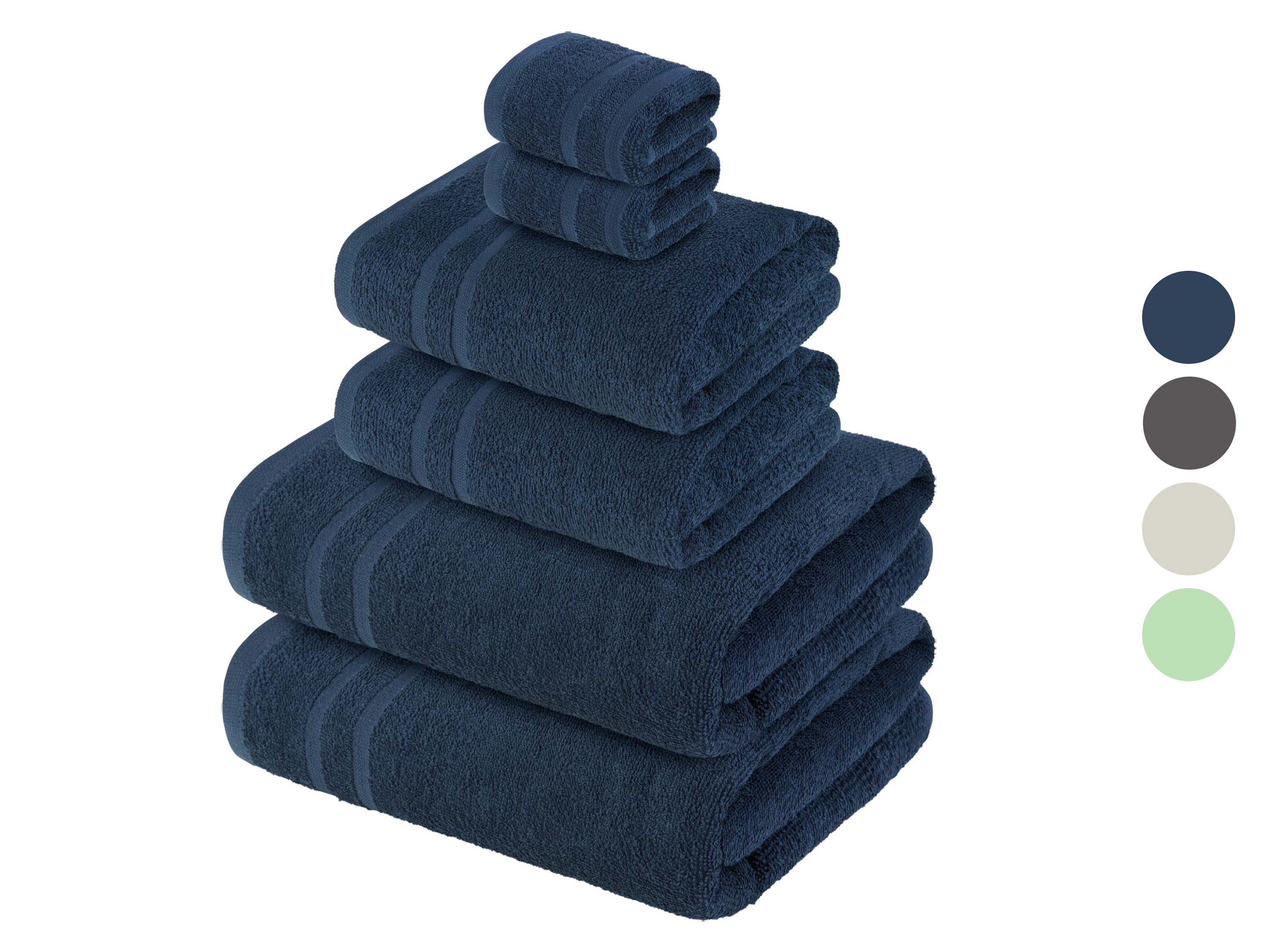 LIVARNO home Lot de 6 serviettes