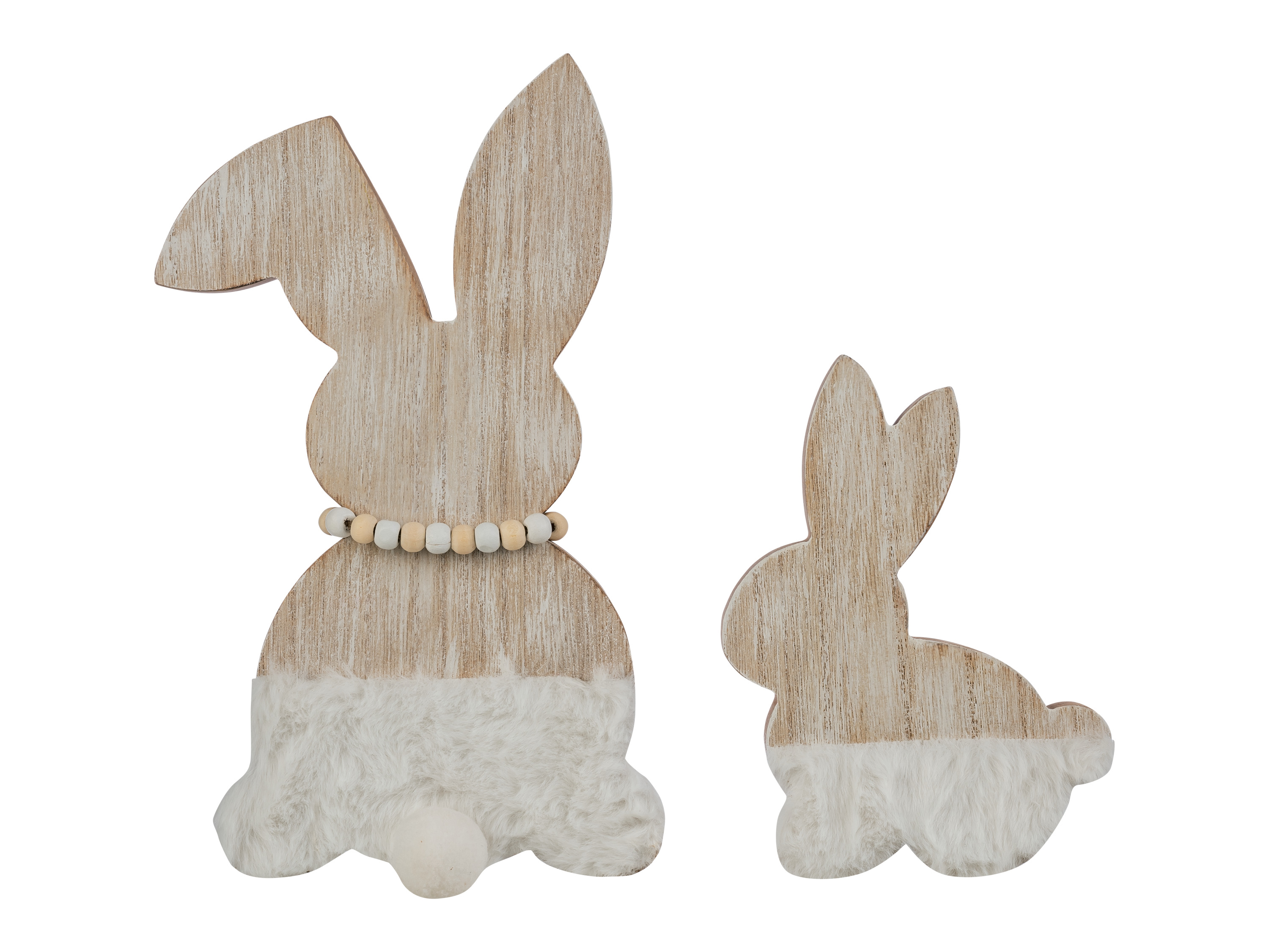 LIVARNO home Décoration de Pâques (hase/bois/blanc)