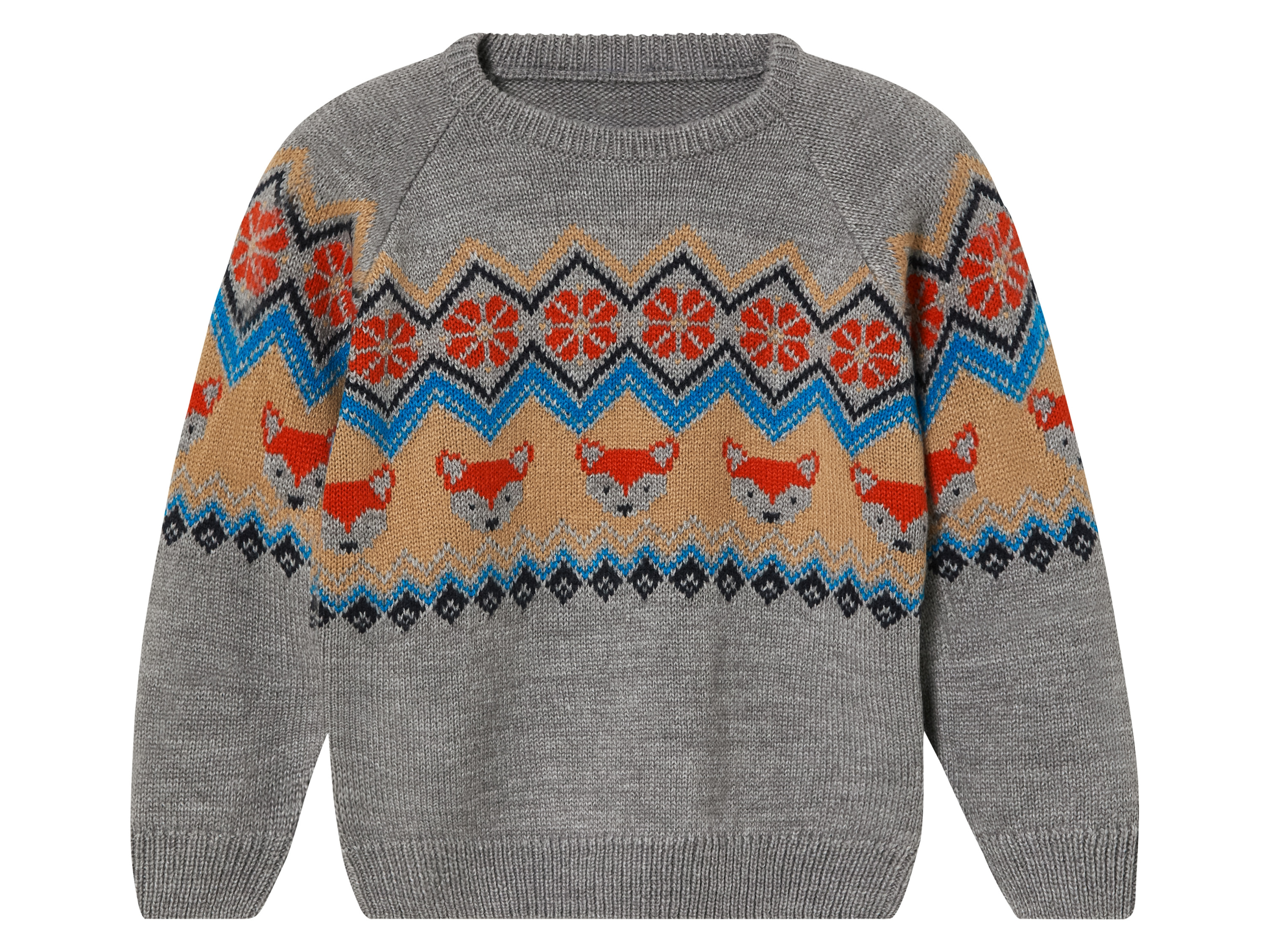 lupilu® Pull en maille petit garçon (6-8 ans, gris)