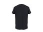 T-shirt noir à manches courtes, vue de dos