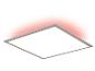 Panneau lumineux LED carré avec rétroéclairage rouge