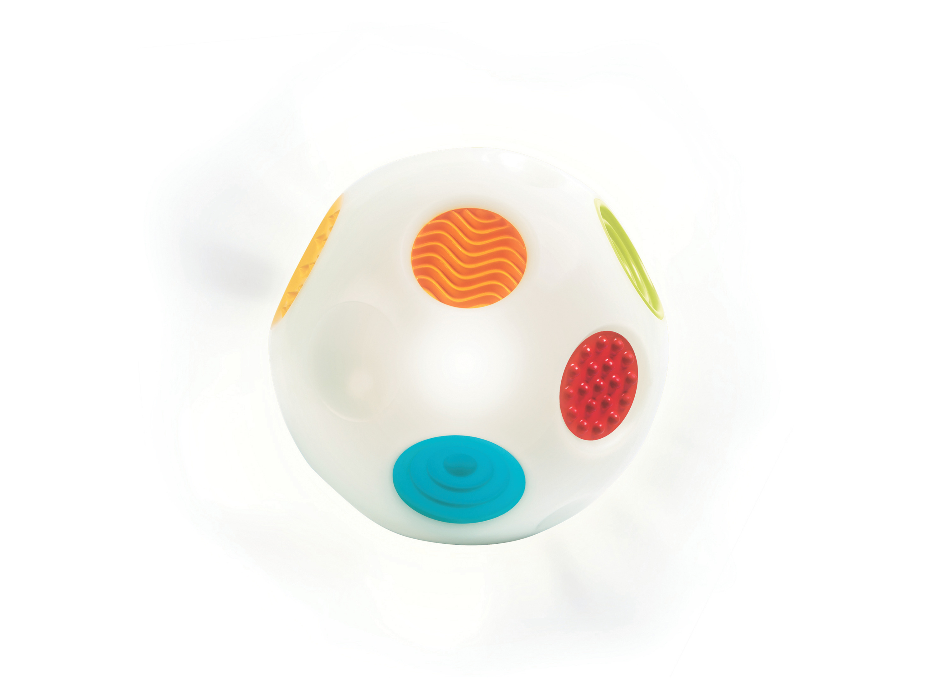 Jouet interactif pour bébé INFANTINO Senso' Balle Sonore 4 mélodies 7 couleurs et lumières 6 textures - vue 6