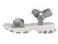 Sandales grises avec semelle blanche