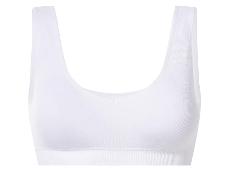 Brassière côtelée femme