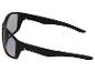 Lunettes de soleil de sport noires avec verres miroirs.