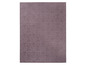 Une nappe violette avec un motif floral.