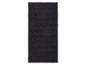Tapis de bain noir à rayures horizontales