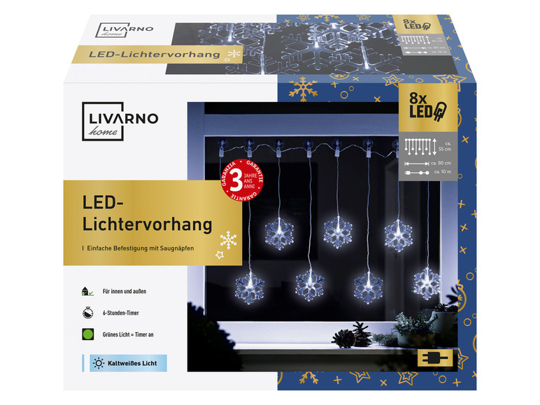Aller en mode plein écran : LIVARNO home Rideau lumineux à LED - Image 11