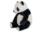 Un panda en peluche assis.