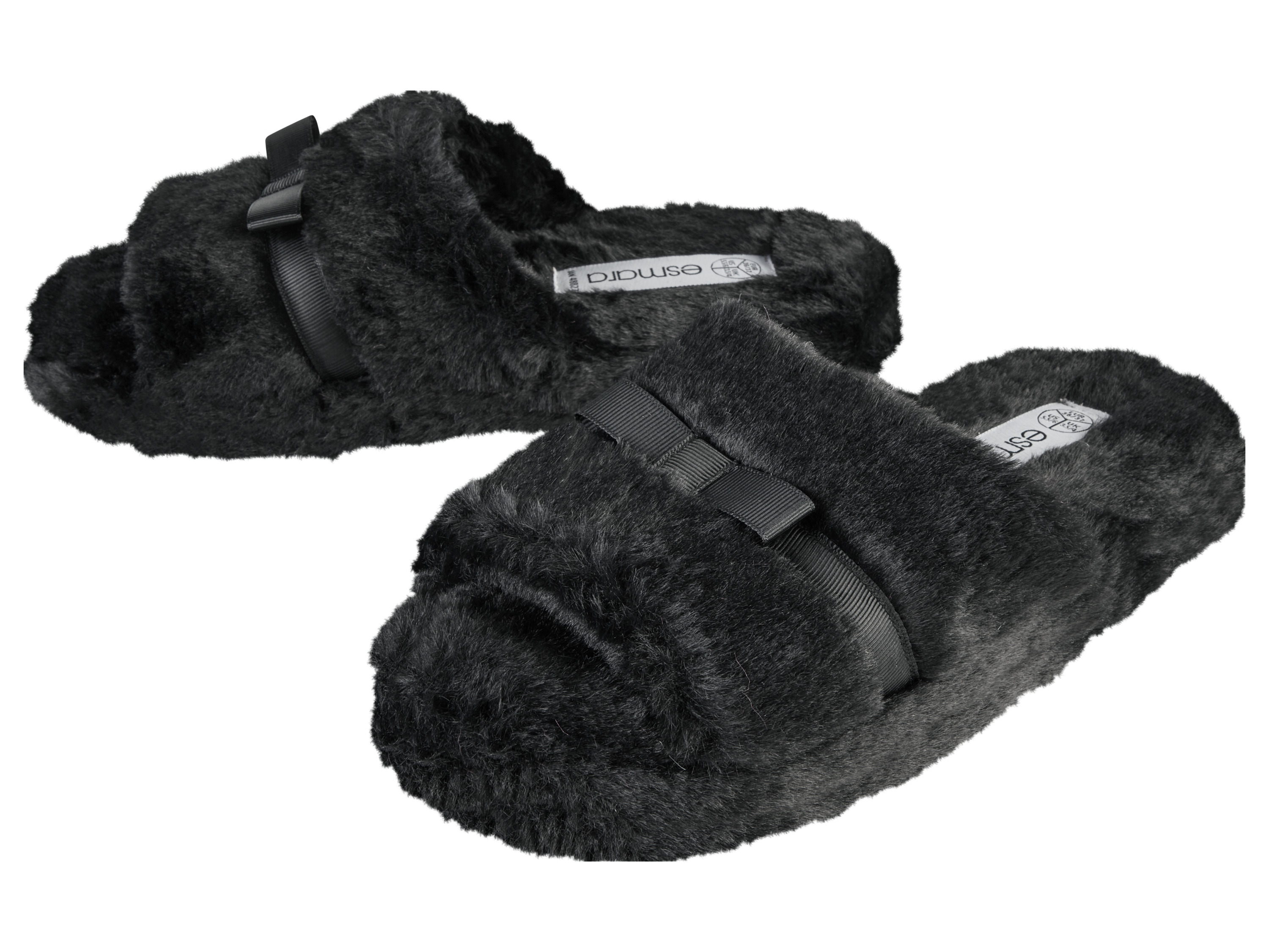 esmara® Chaussons femme (36/37, noir)