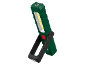 Lampe de travail LED verte avec base magnétique et crochet