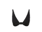 Soutien-gorge noir, vue arrière.