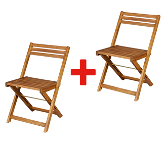 LIVARNO home Lot de 2 chaises SEVILLA