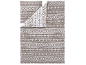 Parure de lit taupe et blanche avec motif d'hiver nordique