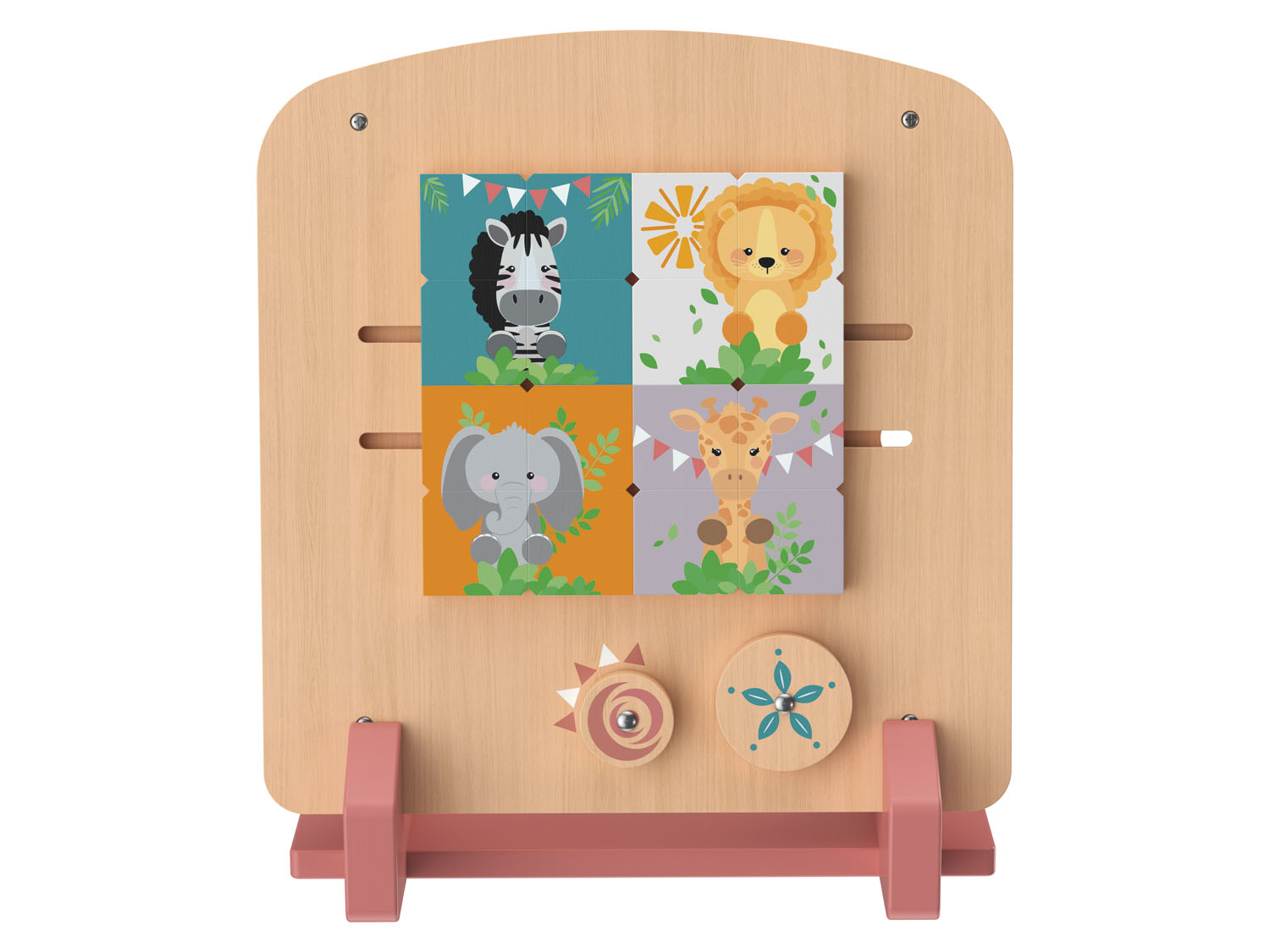 Playtive Jeu mural en bois véritable, 2 pièces ( jeu de puzzle)
