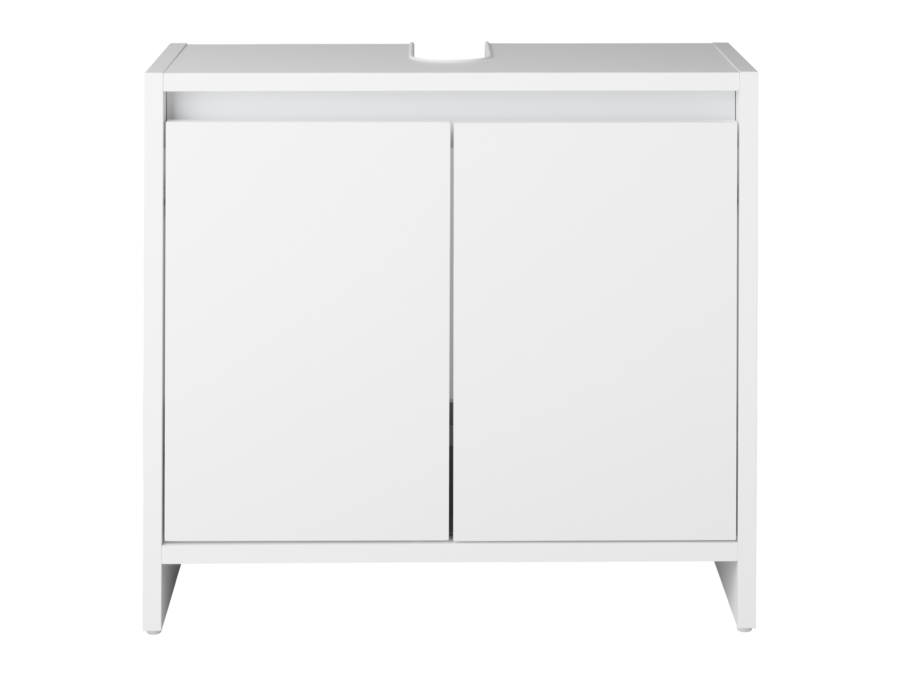 LIVARNO HOME Meuble sous-vasque Oslo, 60 x 55 x 28 cm, blanc