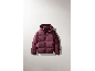 Doudoune bordeaux pour homme avec capuche