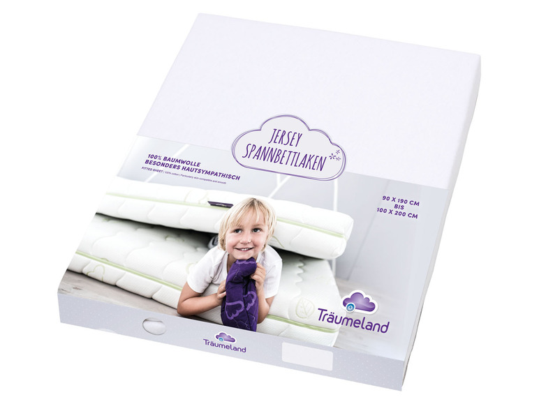 Drap-housse Träumeland en jersey 100% coton