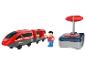Train City Express rouge avec contrôleur et figurine