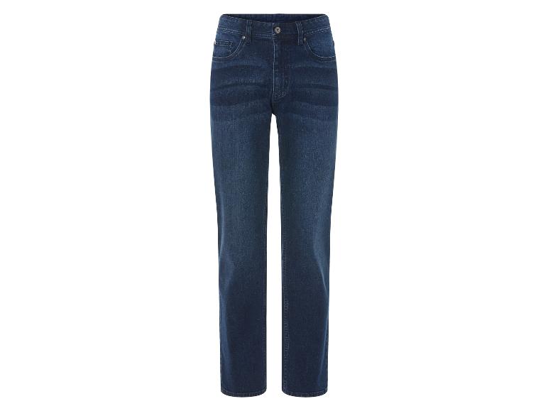 Jean bleu foncé pour homme.