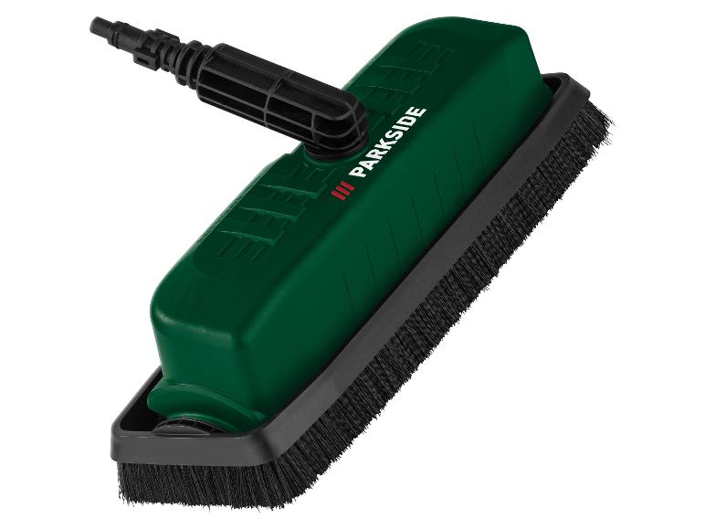 Brosse de lavage Parkside verte avec raccord de tuyau