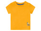 T-shirt jaune à manches courtes pour bébés avec l'inscription 'Dream Big'.