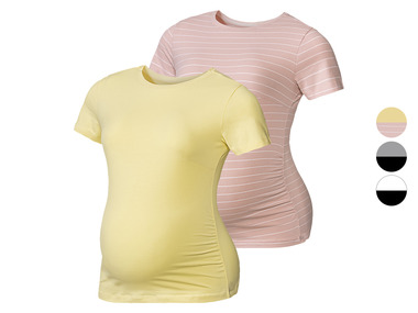 esmara® Lot de 2 t-shirts de grossesse femme