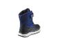 Bottes de neige pour enfants avec motif camouflage bleu, fourrure et fermeture velcro