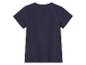 T-shirt enfant bleu marine, vue arrière.