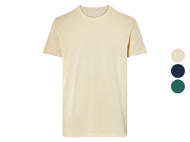 Un t-shirt beige avec différentes options de couleur.