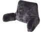 Coussin de lecture gris avec accoudoirs