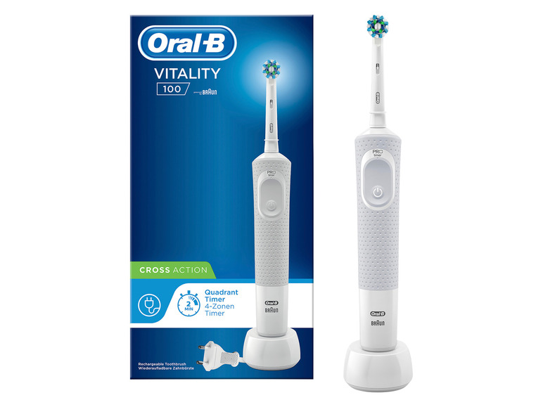 Aller en mode plein écran : Oral-B Brosse à dents électrique CrossAction Vitality100 - Image 7