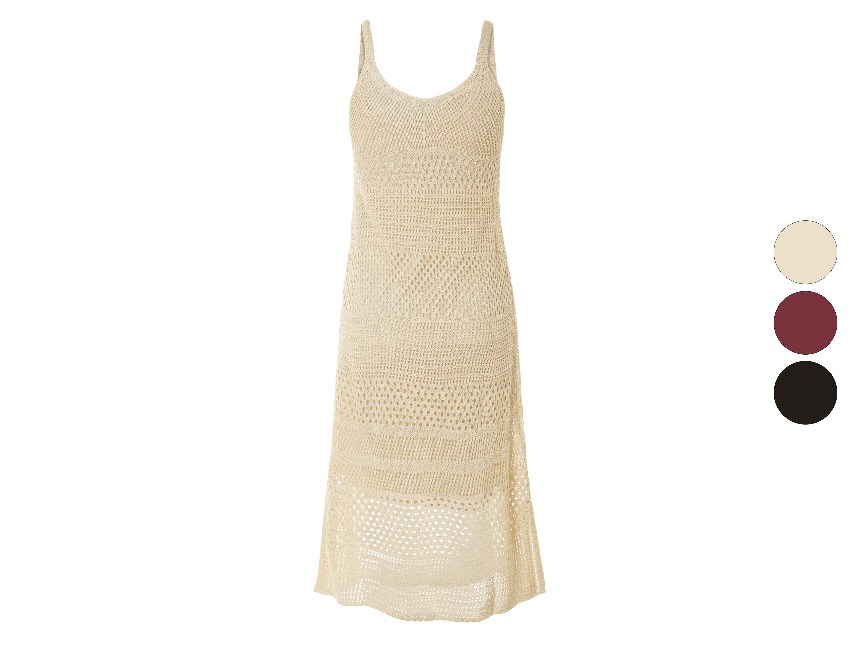 esmara® Robe en crochet mi-longue femme