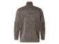 Une veste en polaire marron à col montant.
