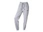 Pantalon de jogging gris avec cordon de serrage noir et petit logo