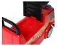 Camion de pompier rouge en plastique pour enfants.