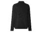 Sweat-shirt noir à manches longues.