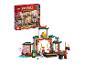 Ensemble LEGO Ninjago Temple Ninja Spinjitzu avec 158 pièces et figurines.